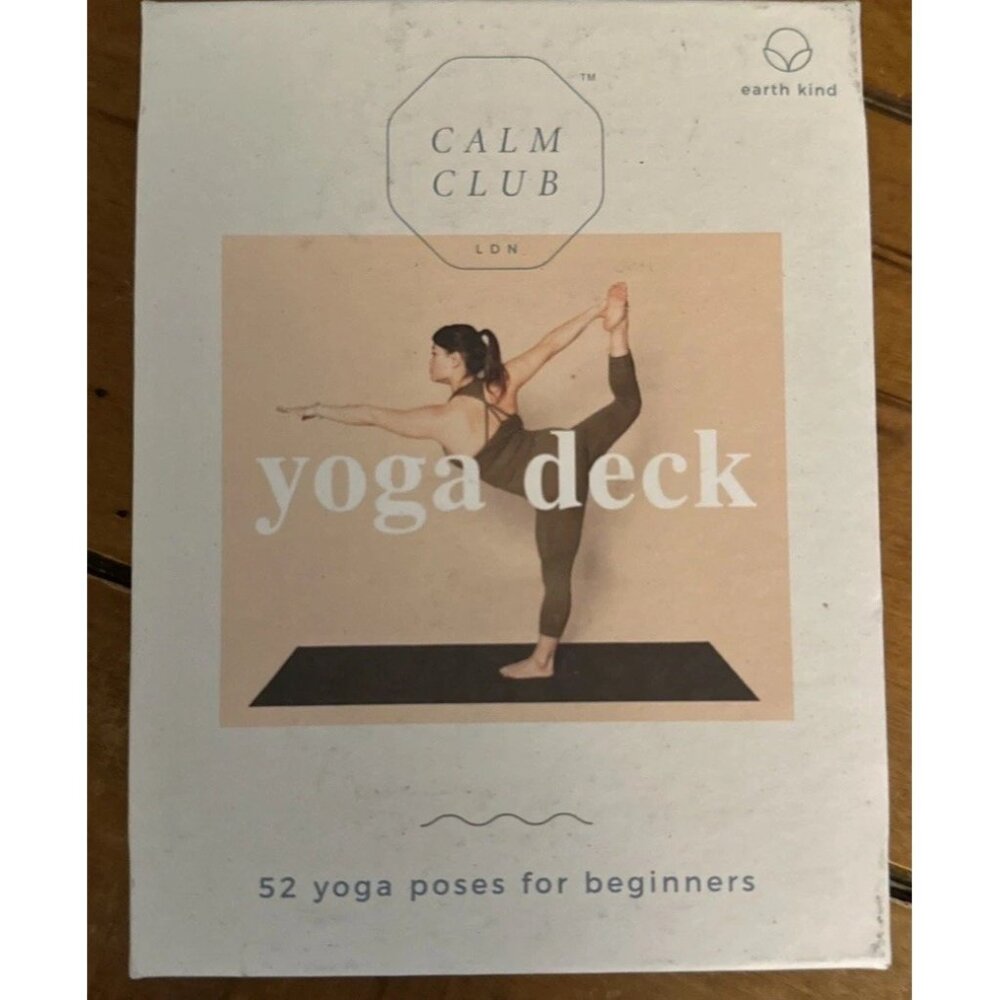 Yoga Deck 52 Yoga Poses Cards For Beginners Luckies Calm Club Relaxation
